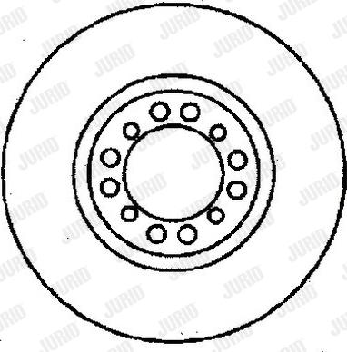 Jurid 561157J - Гальмівний диск avtolavka.club