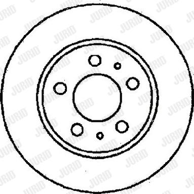 Jurid 561115J - Гальмівний диск avtolavka.club