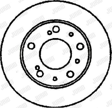 Jurid 561117J - Гальмівний диск avtolavka.club