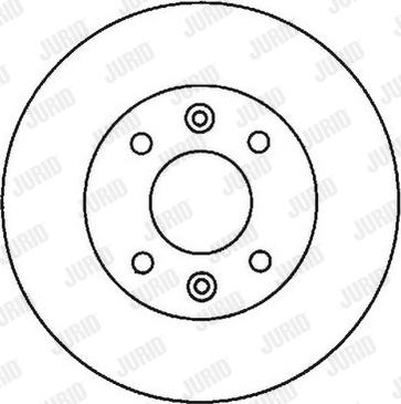 Jurid 561334J - Гальмівний диск avtolavka.club