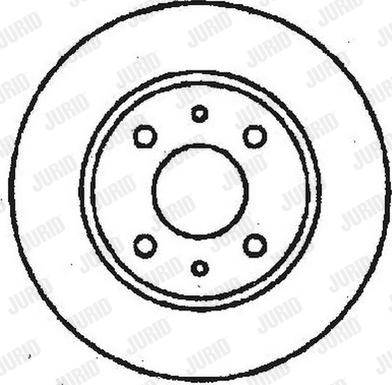 Jurid 561130J - Гальмівний диск avtolavka.club