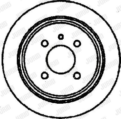 Jurid 561175J - Гальмівний диск avtolavka.club