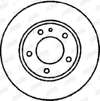 Jurid 561176J - Гальмівний диск avtolavka.club