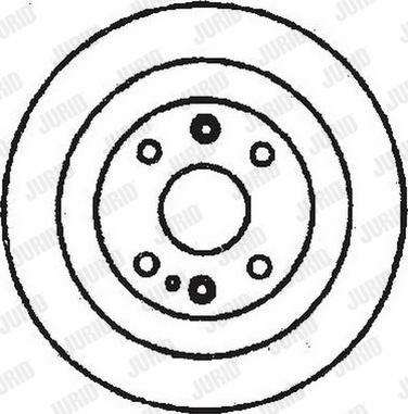 Jurid 561398J - Гальмівний диск avtolavka.club