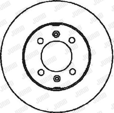 Jurid 561349JC-1 - Гальмівний диск avtolavka.club