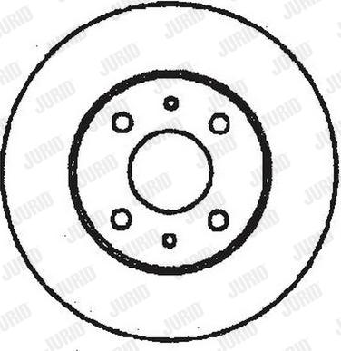Jurid 561340J - Гальмівний диск avtolavka.club