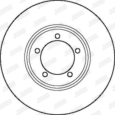 Jurid 561350J - Гальмівний диск avtolavka.club