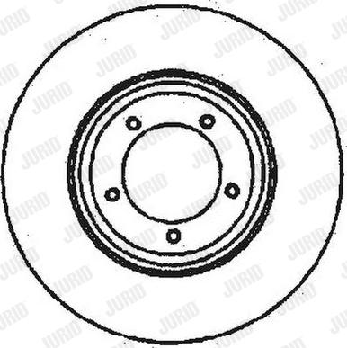 Jurid 561352J - Гальмівний диск avtolavka.club