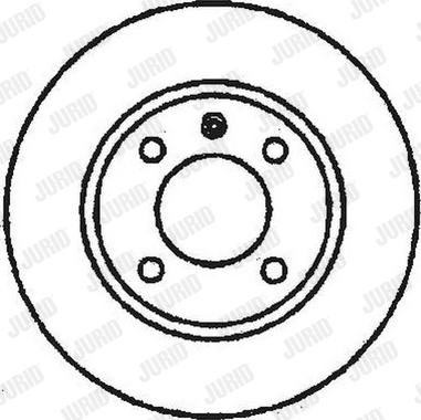 Jurid 561361J - Гальмівний диск avtolavka.club