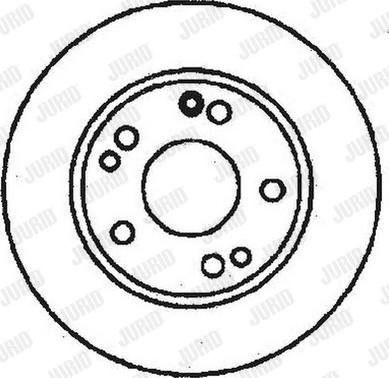 Jurid 561330J - Гальмівний диск avtolavka.club