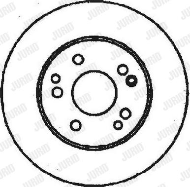 DJ Auto BDC720V - Гальмівний диск avtolavka.club