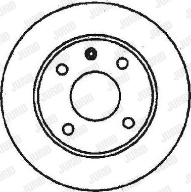 Jurid 561373J - Гальмівний диск avtolavka.club