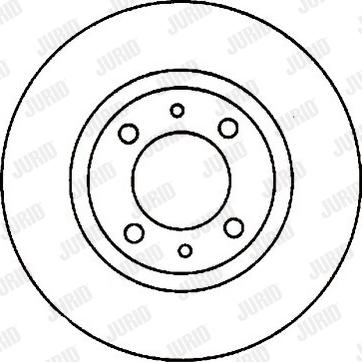 Jurid 561298J - Гальмівний диск avtolavka.club