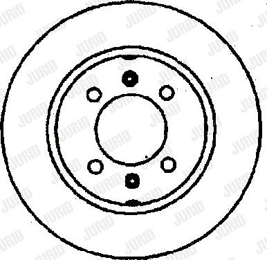 Jurid 561256J - Гальмівний диск avtolavka.club