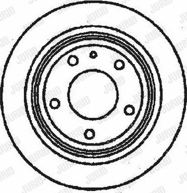 Jurid 561263J - Гальмівний диск avtolavka.club