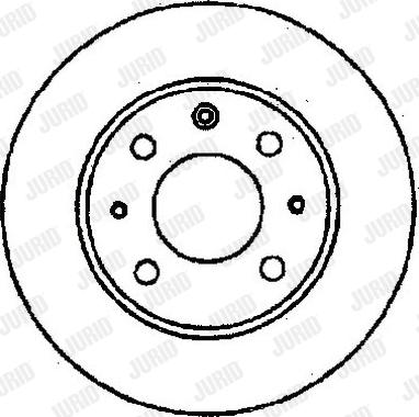 Jurid 561204J - Гальмівний диск avtolavka.club