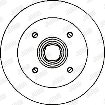 Jurid 561399J - Гальмівний диск avtolavka.club