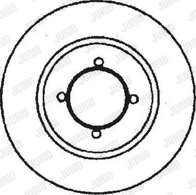 Jurid 561273J - Гальмівний диск avtolavka.club