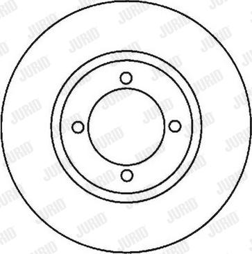 Jurid 562038J - Гальмівний диск avtolavka.club