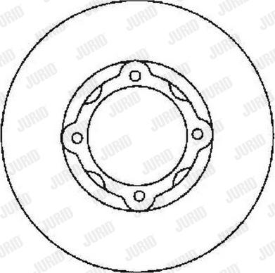 Jurid 561715J - Гальмівний диск avtolavka.club