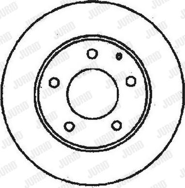 Jurid 561716J - Гальмівний диск avtolavka.club