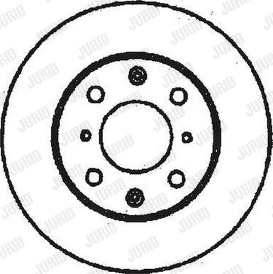 Jurid 561711J - Гальмівний диск avtolavka.club