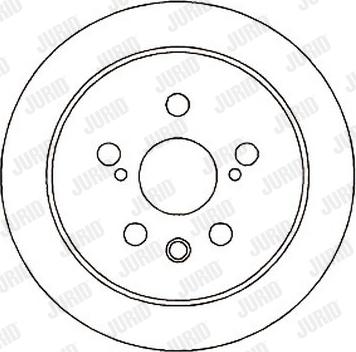 Jurid 561739J - Гальмівний диск avtolavka.club