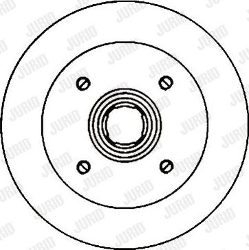 Jurid 561733J - Гальмівний диск avtolavka.club