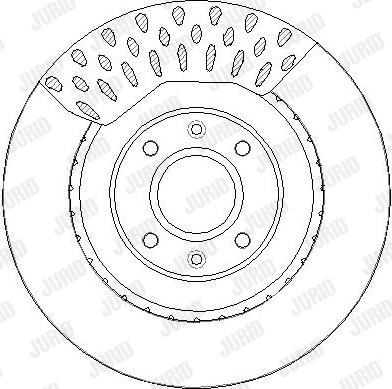 Jurid 563444JC-1 - Гальмівний диск avtolavka.club
