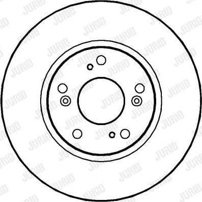 Jurid 563147JC-1 - Гальмівний диск avtolavka.club