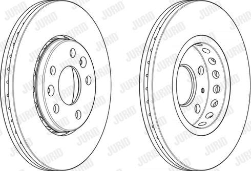 Jurid 563158JC-1 - Гальмівний диск avtolavka.club