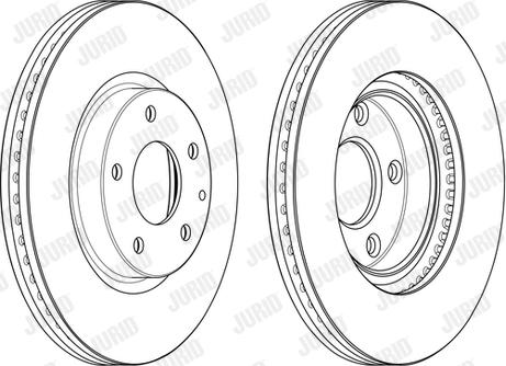Jurid 563117JC - Гальмівний диск avtolavka.club