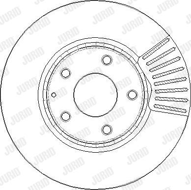 Jurid 563356JC-1 - Гальмівний диск avtolavka.club