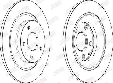 Jurid 563232JC-1 - Гальмівний диск avtolavka.club