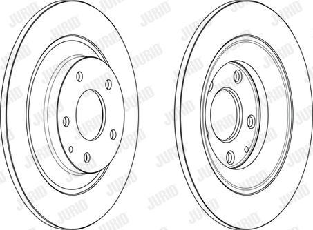 Jurid 563232JC - Гальмівний диск avtolavka.club