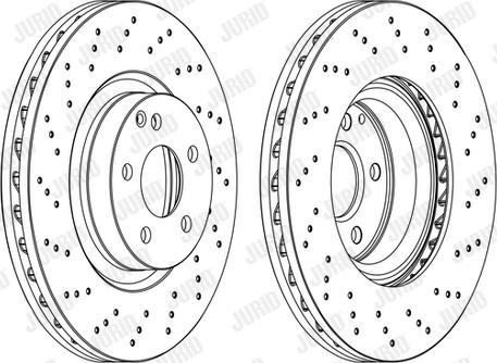 Jurid 562567JC - Гальмівний диск avtolavka.club