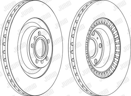 Jurid 562517JC-1 - Гальмівний диск avtolavka.club