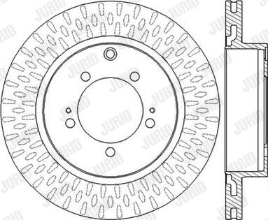 Jurid 562571J-1 - Гальмівний диск avtolavka.club