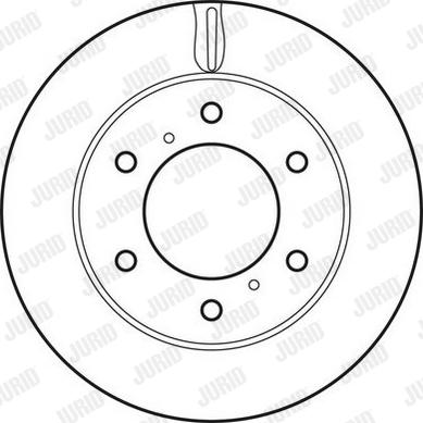 Jurid 562695JC-1 - Гальмівний диск avtolavka.club