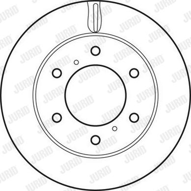 Jurid 562695JC - Гальмівний диск avtolavka.club