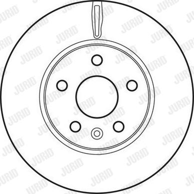 Jurid 562642JC - Гальмівний диск avtolavka.club