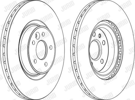 Jurid 562652JC-1 - Гальмівний диск avtolavka.club