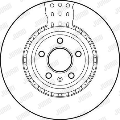 Jurid 562661JC - Гальмівний диск avtolavka.club