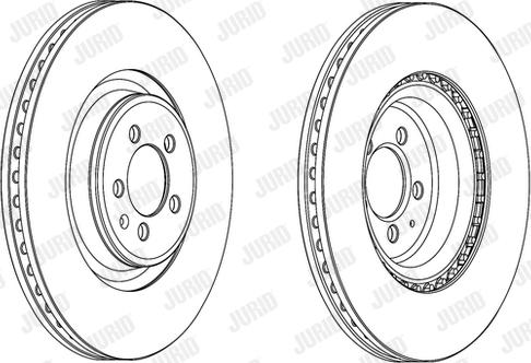 Jurid 562661JC - Гальмівний диск avtolavka.club