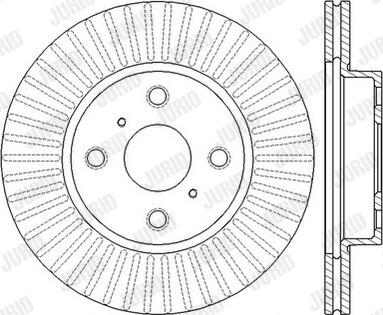 Jurid 562602JC-1 - Гальмівний диск avtolavka.club