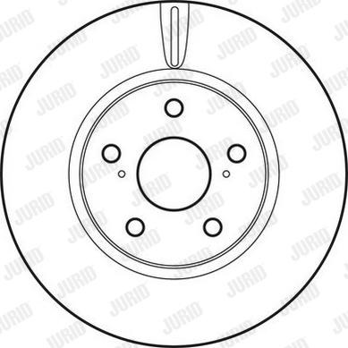 Jurid 562689JC-1 - Гальмівний диск avtolavka.club