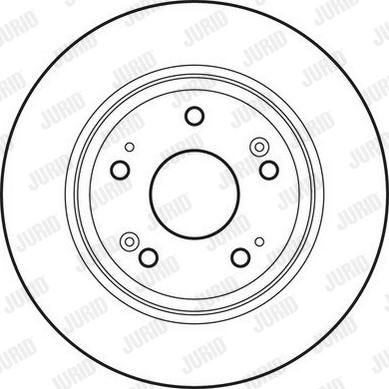 Jurid 562687JC - Гальмівний диск avtolavka.club