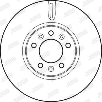 Jurid 562622JC - Гальмівний диск avtolavka.club