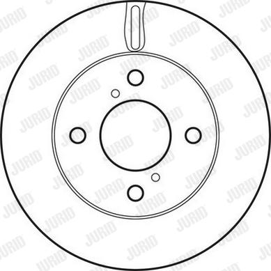 Jurid 562674JC-1 - Гальмівний диск avtolavka.club