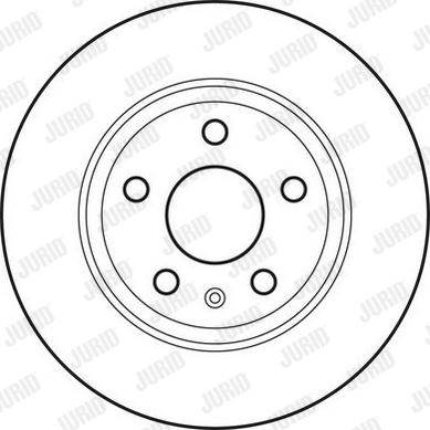 Jurid 562676JC-1 - Гальмівний диск avtolavka.club